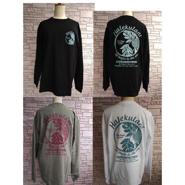 ハワイアンTシャツ 長袖 メンズ ロングスリーブTシャツ フララニ hulalani 254HU1LT161 パンの実 ハワイ メンズ 長袖Tシャツ フララニハワイ メンズTシャツ 爆買