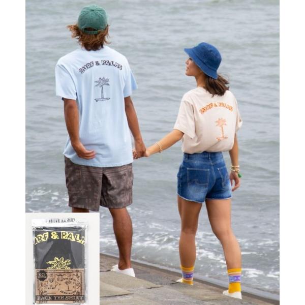 セール ハワイアンTシャツ メンズ 半袖 SPパックM-T-SH Ｔシャツ 4CA-3133 SURF＆PALMS ハワイアン ギフト プレゼント ユニセックス おしゃれパッケージ入