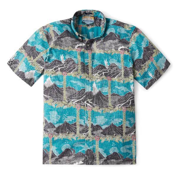 reyn spooner（レインスプーナー） アロハシャツ 半袖 Hawaii Volcano