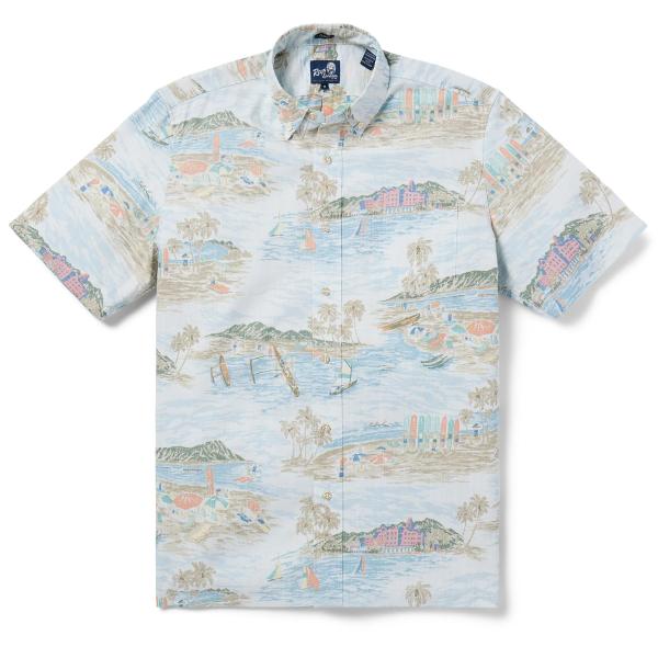 reyn spooner（レインスプーナー） アロハシャツ 半袖 WAIKIKI