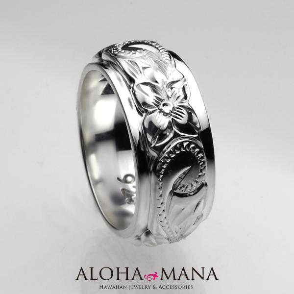 Hawaiianジュエリー　リング 手彫り