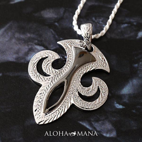 ALOHA MANA ハワイアンジュエリー ネックレス メンズ シルバー925 