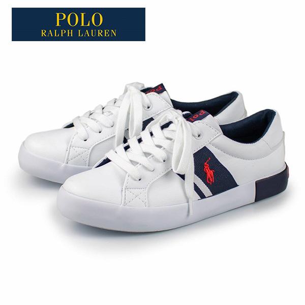 ポロ ラルフローレン スニーカー キッズ 人気 ブランド ホワイト 白 Gregot 合成皮革 Polo Ralph Lauren Rf Po Rf 水着 サーフカジュアルaloheart 通販 Yahoo ショッピング