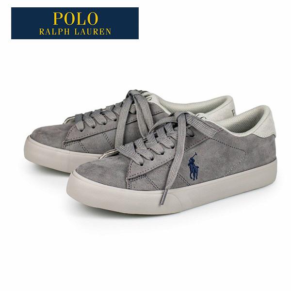 ポロ ラルフローレン スニーカー キッズ 人気 ブランド グレー 灰色 Theron Iii マイクロスエード Polo Ralph Lauren Rf Po Rf 水着 サーフカジュアルaloheart 通販 Yahoo ショッピング
