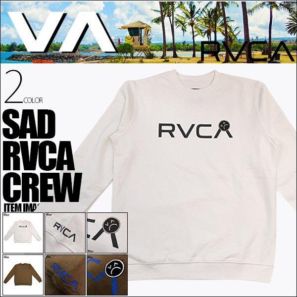 ルーカ メンズ SAD RVCA CREW トレーナー 長袖 RVCA AJ042-006