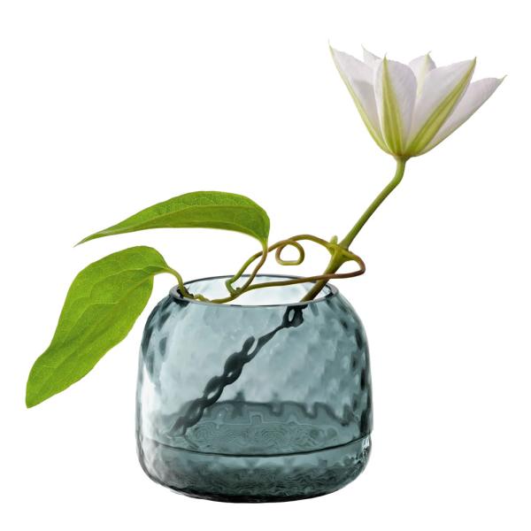 LSA エルエスエー Dapple Vase / Tealight クリアブルー LDP17 G1753