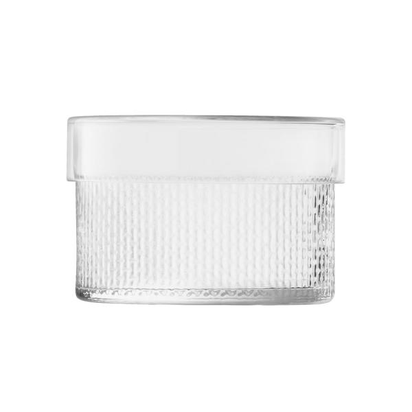 ★¥36,300ー LSA ガラスコンテナ & リッド 2点セット ★ LSA ガラスコンテナ & リッド Wicker Container & Lid G1712-12-148