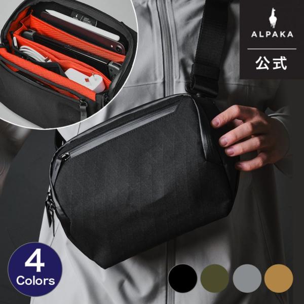 【公式】VERTEX POUCH X-PAC スリングバッグ ショルダーバッグ ポーチ 3.5L 通勤 旅行 ビジネス [ALPAKA/アルパカ][送料無料]