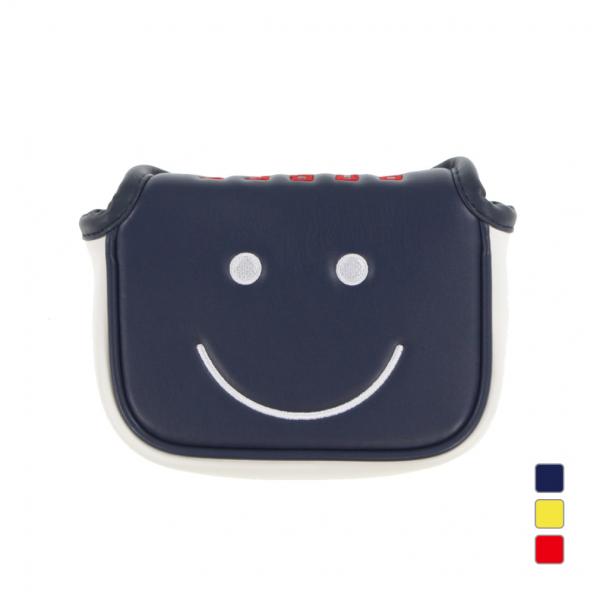 ◇大人気ニコちゃんパターカバー ◇マグネットタイプで楽に開閉ができます。マレット型、大型ヘッドも対応。 ※サイズにより、ご使用できない場合がございます。(目安：縦7.3cm×横11.5cm×高さ2.6cmのパターサイズまで対応可能です。) ...