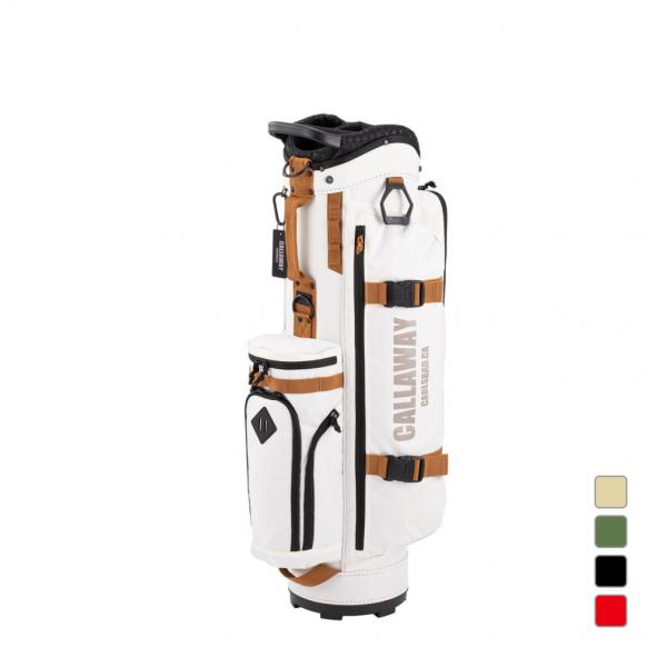 【美品】キャロウェイ　Callaway キャディバック　皮仕様 送料込み Callaway キャロウェイ Laidback23 JM 4518911573 メンズ ゴルフ