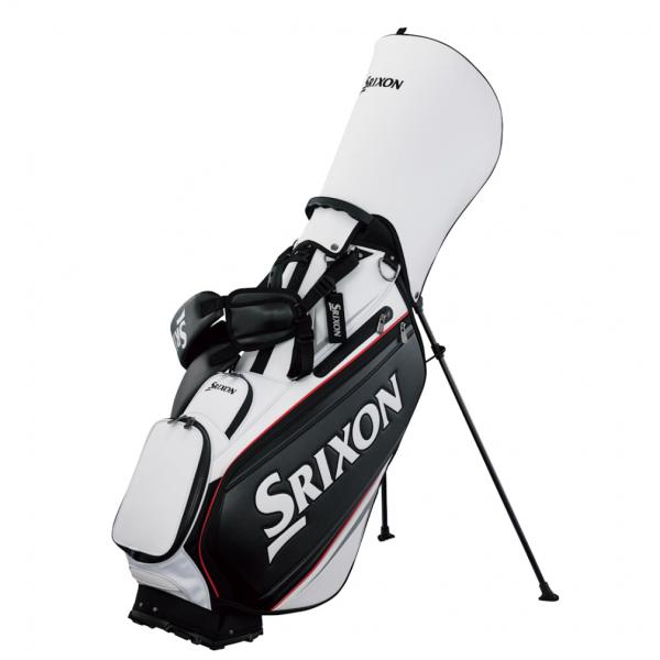 Srixon ゴルフキャディバッグ ホワイト DANLOP GGC-S164 SRIXON ゴルフバッグ キャディバッグ 10.0型