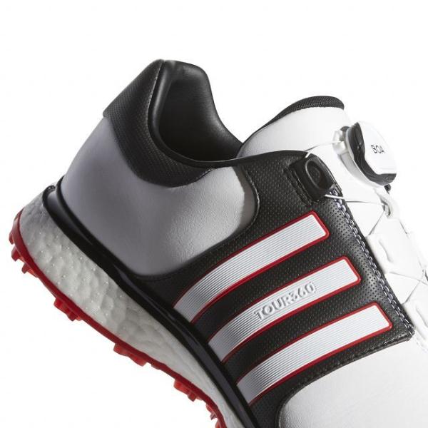 アディダス ゴルフシューズ ツアー360 Xt スパイクレス 3e ゴルフ ボア F メンズ ゴルフ ダイヤル式スパイクレスシューズ 3e ホワイト ブラック Adidas アルペングループ ヤフー店