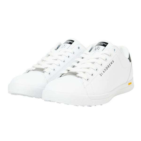 ○★新品未使用 セントアンドリュース ビブラム ゴルフシューズ シルバー27.5 St ANDREWS セントアンドリュース レディース ゴルフシューズ Vibram