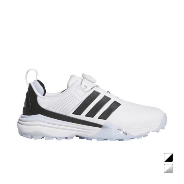 ◇スイング時には足元から力強さを発揮し、その以外の時は快適性をもたらすトータルパフォーマンスの高いモデル、ADIPOWER。アッパーはソフトでありながらパワフルなスイングに対応し、防水マイクロファイバーレザーを採用。通気性の高いシュータンや...