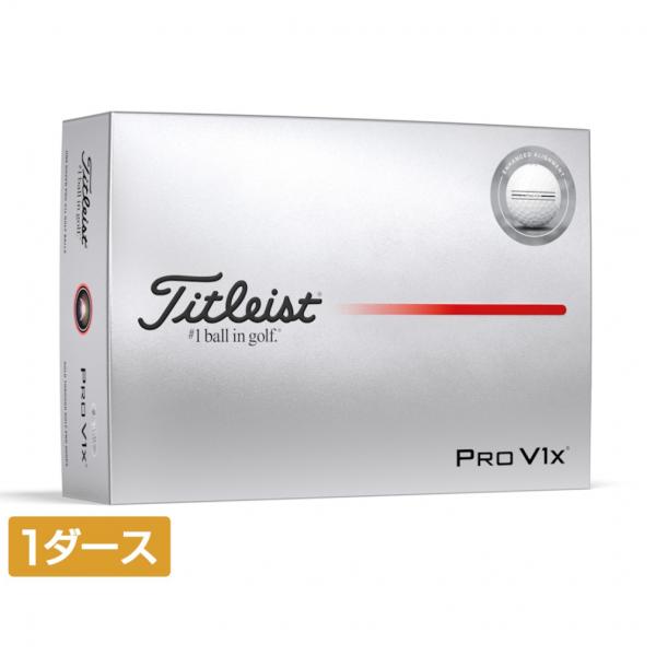 タイトリストV1X 2ダース 楽天市場】タイトリスト PRO V1X ボール 2024年モデル LEFT DASH