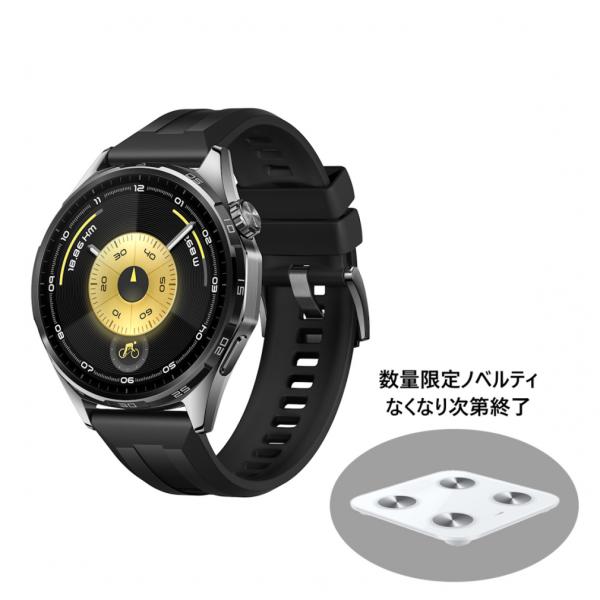 ファーウェイ(HUAWEI) ゴルフ 距離測定器 距離計 時計 ゴルフナビ GPSゴルフナビ GPSナビ WATCH GT 5 PRO ブラック 距離計 ファーウェイ HUAWEI WATCH GT6 46mm ゴルフ 距離測定器 時計