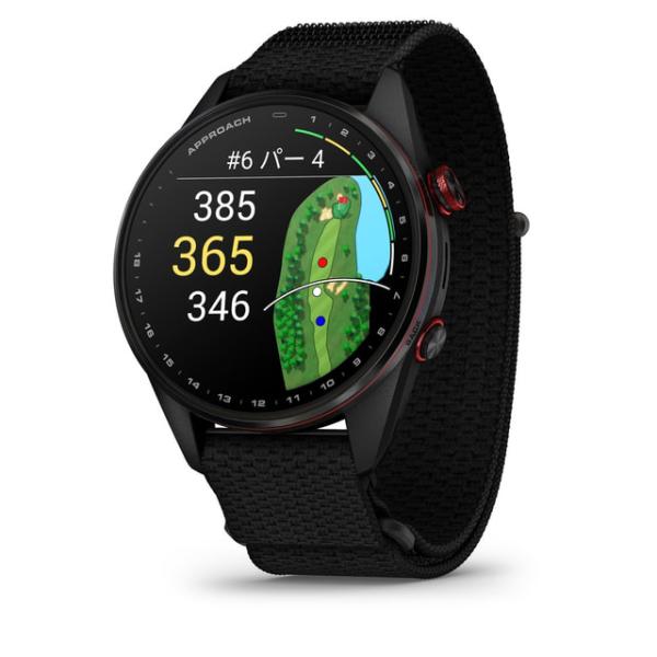 予約受付中 距離計 ガーミン Approach S72 47mm Black / Red 0100414840 ゴルフ 距離測定器 距離計 時計 ゴルフナビ GPSゴルフナビ GPSナビ みちびき GARMIN
