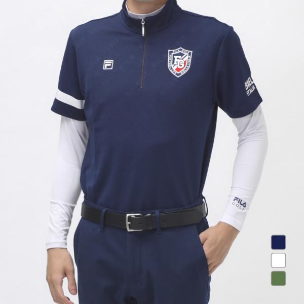 FILA（フィラ） ゴルフウェア セットシャツ 秋 冬 半袖シャツ＋