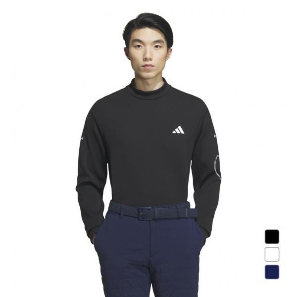 adidas アディダス ゴルフ モックネック　長袖シャツ XL 新品 adidas アディダス ゴルフウェア 長袖シャツ 秋 冬 ワーディング
