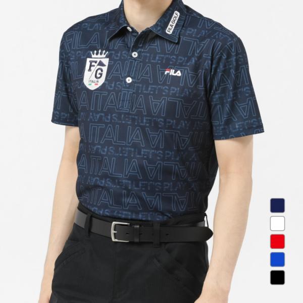 FILA フィラ ゴルフウェア 半袖 シャツ 春 夏 ロゴグラフィック