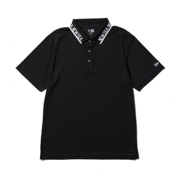 NEW ERA GOLF ニューエラゴルフ　モックネック　半袖シャツ　XXL 黒 ニューエラゴルフ モックネック 半袖T ONSPOTZ別注（ポロシャツ