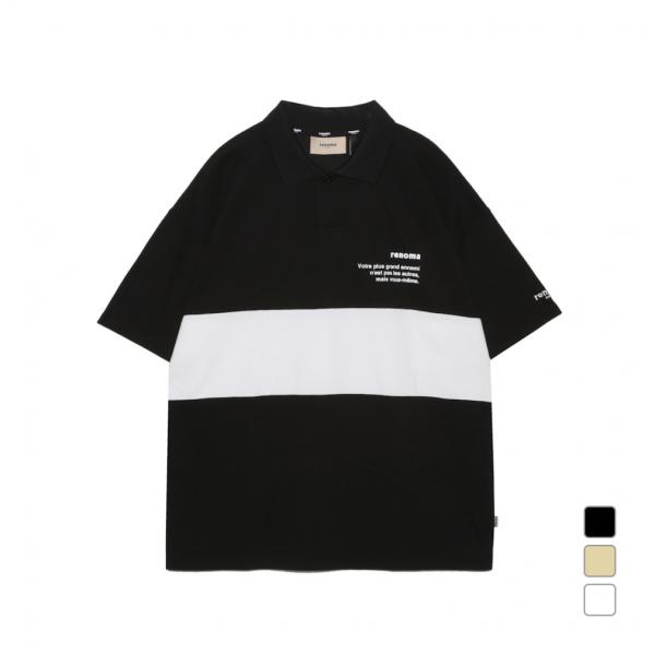 レノマ ゴルフウェア 半袖シャツ 春 夏 BIG LOGO POLO SHIRT SS RGBC