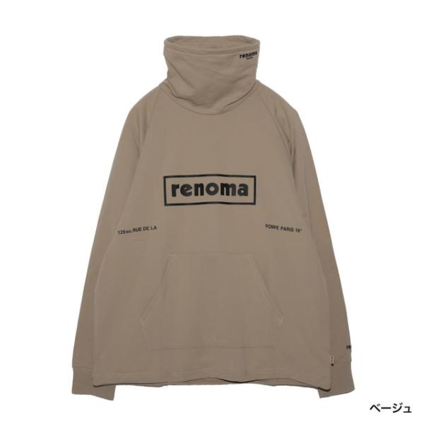 レノマ ゴルフウェア 長袖トレーナー 秋 冬 BASIC NECK WARM SWEAT LS RGBC-014 メンズ renoma
