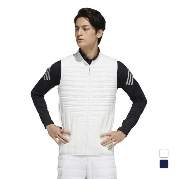 アディダス ゴルフウェア 秋 冬 ベスト PRIMEGREEN プライムグリーン