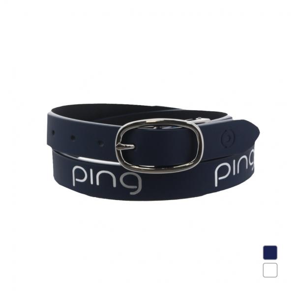 PING ピン　ロゴベルト ホワイトレディース Amazon.co.jp: [ピン アパレル] レディース ベルト (ブランド