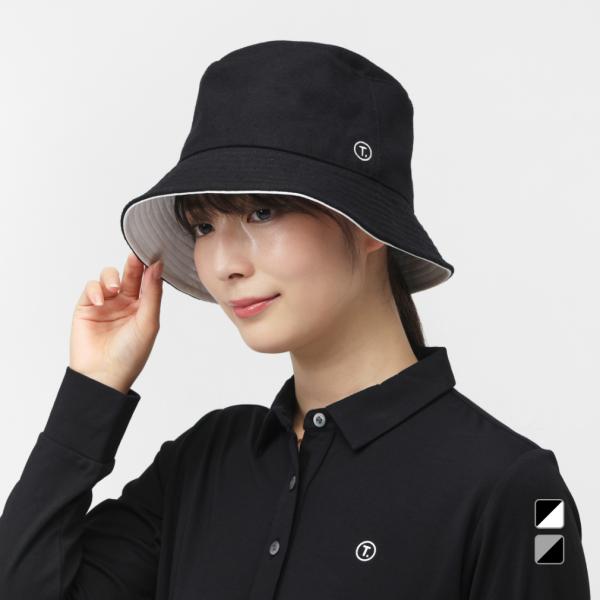 ◇秋冬素材のバケットハット帽子！表素材がウール混、裏素材が合繊素材のリバーシブル仕様で2通り楽しめます。おしゃれなハットでゴルフやスポーツ、普段着など様々な用途でスタイリングを楽しんでいただけます。 ■カラー： グレー×ブラック ブラック×...