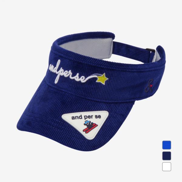 ◇温かみを感じられるソフトな肌触りのバイザーです。 ◇ポリエステルの細畝コール素材を使用。温かみを感じられるソフトな肌触りのバイザーです。後頭部のベルクロでサイズ調整が可能です。UVプロテクト(UPF50＋、紫外線カット率95％以上)機能付...