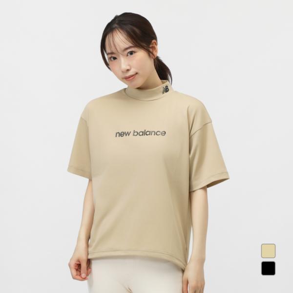 ニューバランスレディースゴルフウェアセットアップ　ベージュ　МＳ New Balance ニューバランス レディース ゴルフウェア 半袖