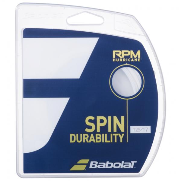 中古・未使用品】バボラ RPM Hurricane 125 硬式テニス ストリング 