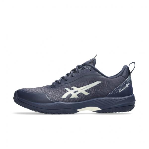 シューズ(男性用) ASICS PRESTIGELYTE 5OCWIDE PRESTIGELYTE 5 OC (オムニ・クレー) | WHITE/ELECTRIC BLUE