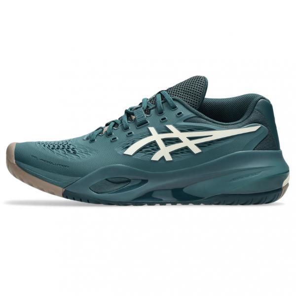GEL-RESOLUTION X（オールコート）　27.5センチ GEL-RESOLUTION X（オールコート） | WHITE/PITCH GREEN
