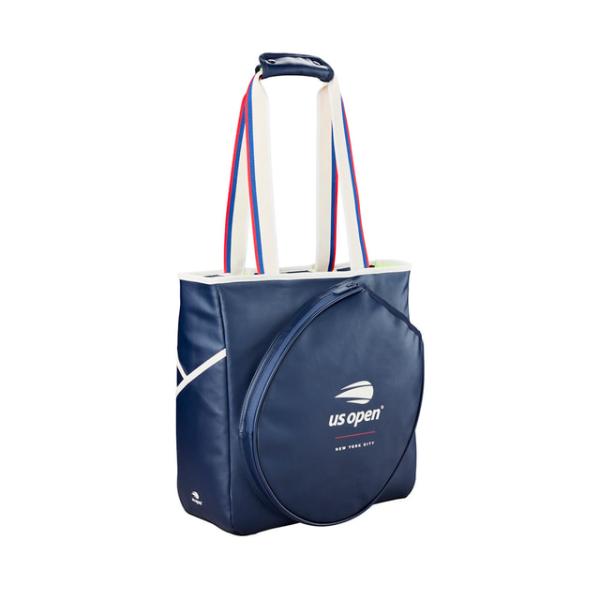ウイルソン US OPEN 2026 TENNIS TOTE Navy USオープン 限定 テニス トート ラケット2本収納可 WR80572010 テニス トートバッグ : ネイビー Wilson