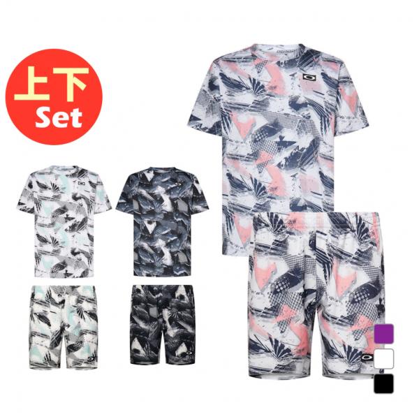 OAKLEY オークリー メンズ テニス 上下セット 半袖Tシャツ