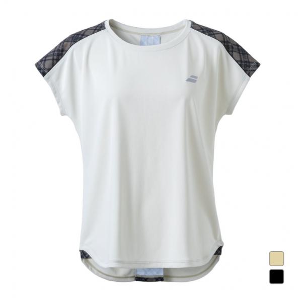 Babolat（バボラ） レディス テニス 半袖Tシャツ PURE SHORT SLEEVE