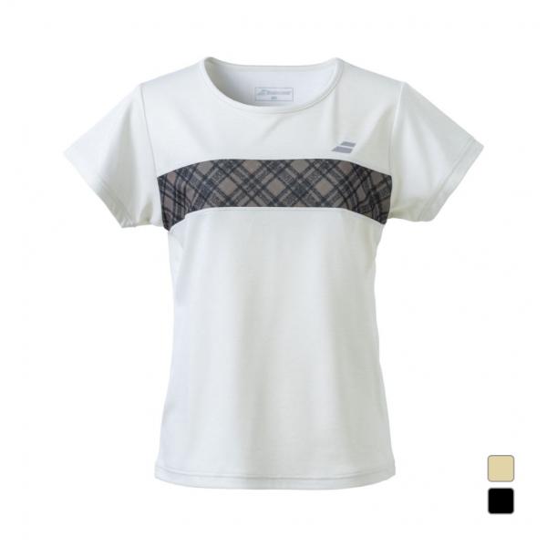 Babolat バボラ レディス テニス 半袖Tシャツ PURE SHORT SLEEVE