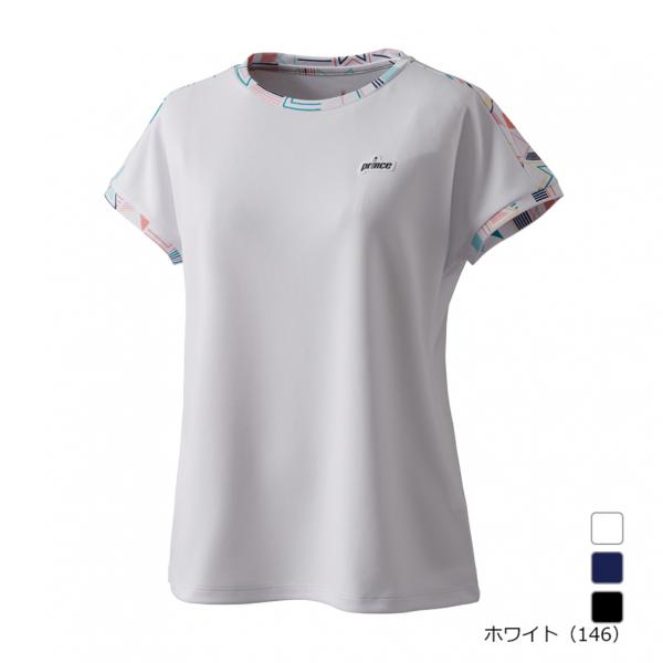 Prince プリンス レディス テニス 半袖Tシャツ ゲームシャツ