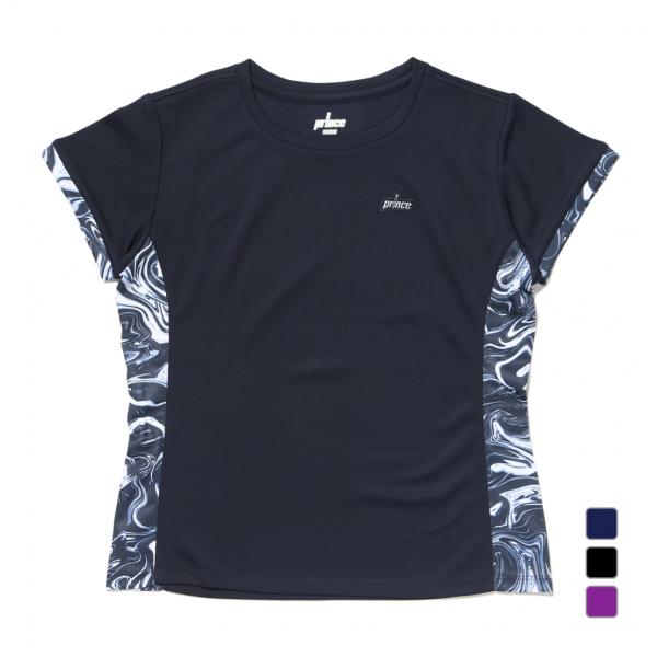 Prince プリンス レディス テニス 半袖Tシャツ ゲームシャツ