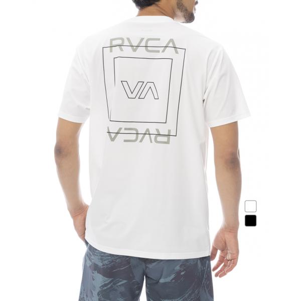 RVCA（ルーカ） メンズ マリン ラッシュガード ILL ESCAPE SQUARE SFST