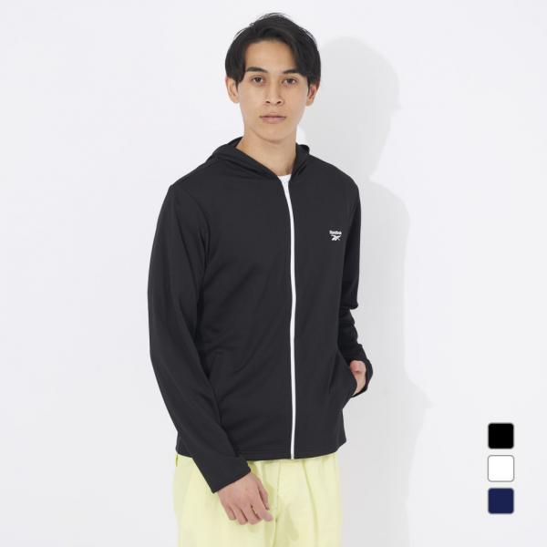 Reebok リーボック メンズ マリン ラッシュガード フルジップUV