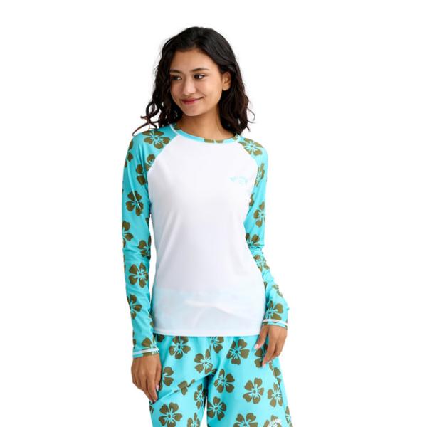ビラボン レディース マリン ラッシュガード LAST SUMMER RAGLAN LS RASHGUARD BG013859 BILLABONG