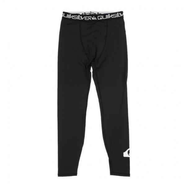 2024春夏 クイックシルバー メンズ マリン インナーウェア QS LEGGINGS AP QUD241647T BLK1 : ブラック QUIKSILVER
