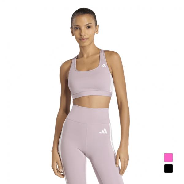 アディダス レディース スポーツブラ オプティムエッセンシャル ワークアウト スリーストライプス サポートブラ CI156 KD0173 KB4383ヨガウェア adidas