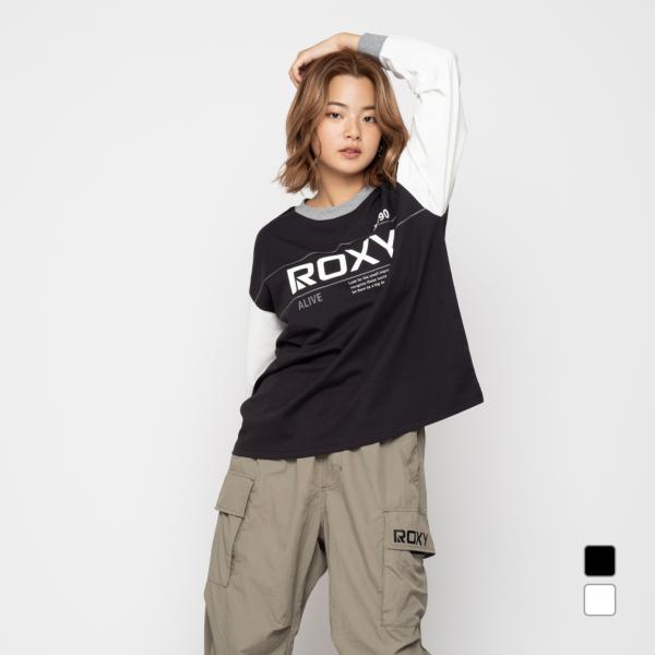 ロキシー レディース 長袖 Tシャツ BIG DEAL L/S TEE RLT244546 スポーツウェア ヨガウェア ROXY