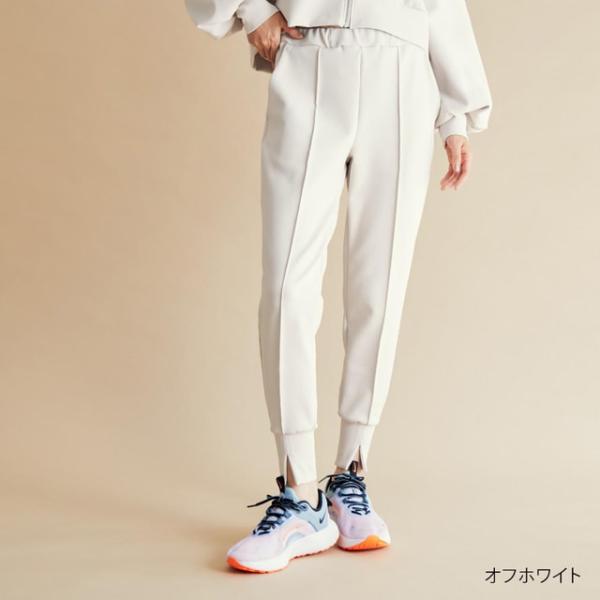 ナージー レディース ロングパンツ センタースリットジョガーパンツ