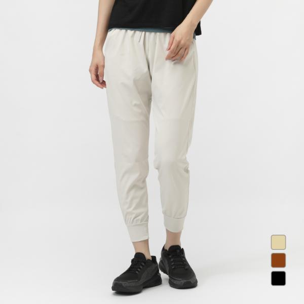 レディース　パンツ ストレッチエアリードットコードセミワイドパンツ | human woman