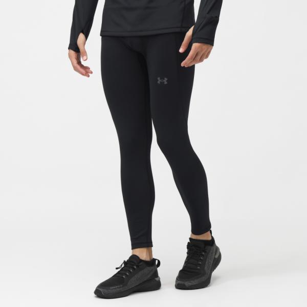 アンダーアーマー メンズ コンプレッション ロングタイツ スパッツ UAコールドウェザー プロ レギンス 6007390 001 スポーツウェア ： ブラック UNDER ARMOUR